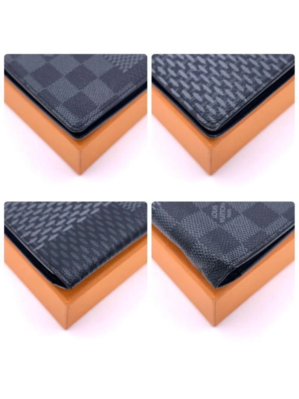 Louis Vuitton Damier Graphite Portefeuille Brazza Limited Black Wallet